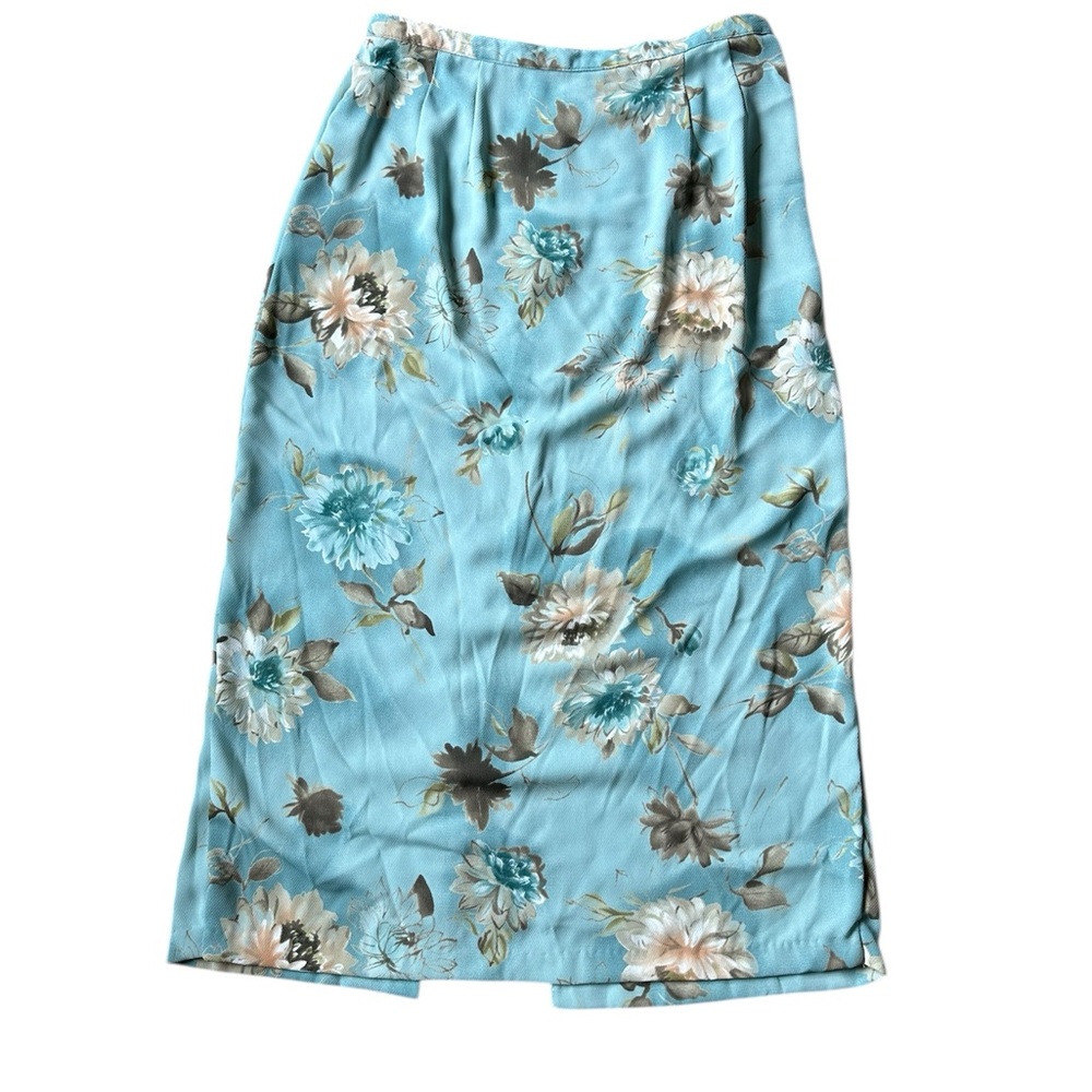 Vintage Alfred Dunner Floral Maxi Skirt